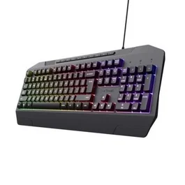 Trust Gaming Teclado Gaming GXT 836 EVOCX, 114 teclas RGB, Silencioso, Anti-Ghosting 25 teclas, Multimedias, Tecla Modo Juego, Español, 24998